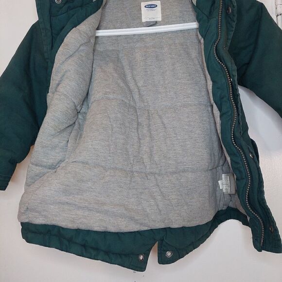 Old Navy Kid's Hooded Coat with Removable Faux Fur Trim - Picture 8 of 13